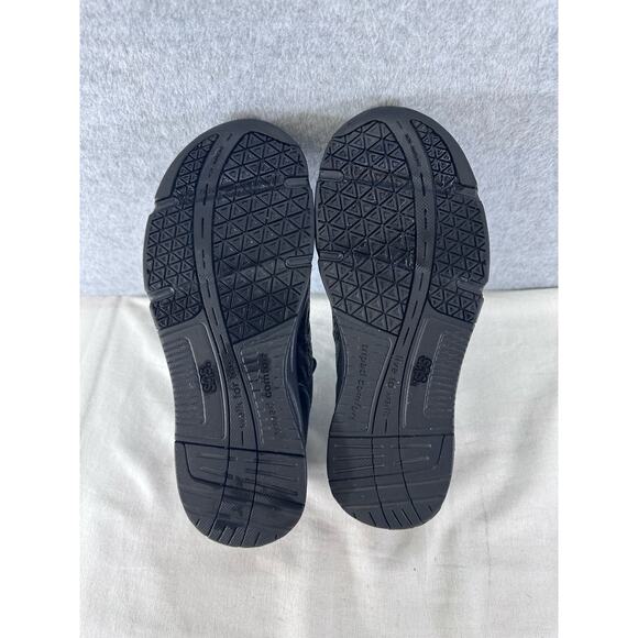 SAS Women’s sz 7 Tour Lace Up Sneaker Black Leather Diabetic Medicare Comfort - Picture 7 of 10